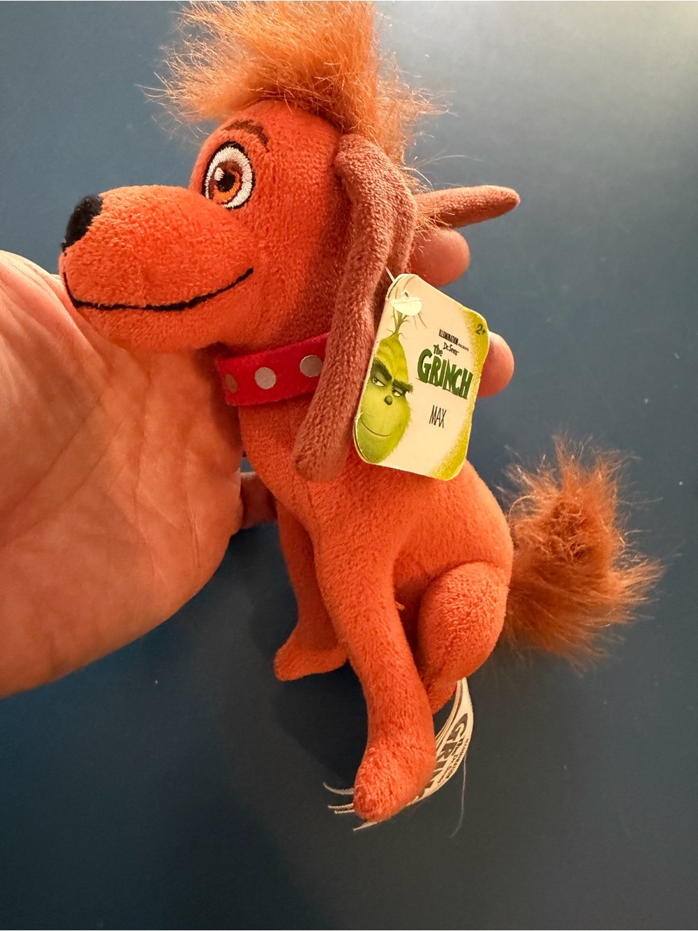 Illumination The Grinch Plush Max Dog NWT 6”